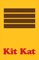 Poster design for Kit Kat bars in the Plakatstil syle